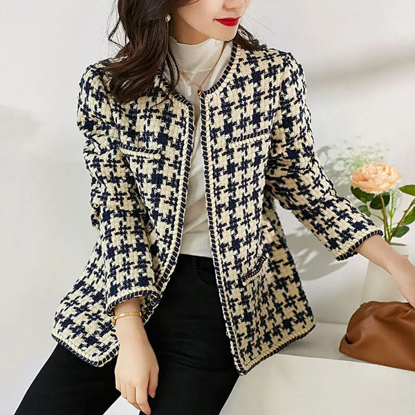 Drune | Stilvolle Weinlese Tweed Jacke