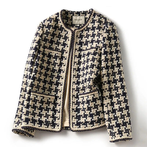 Drune | Stilvolle Weinlese Tweed Jacke