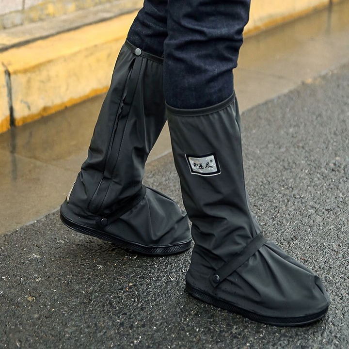 Galoschen Schuhüberzüge - Wasserdicht - Schwarz - Stiefelüberzüge - Regenschutz für Schuhe Drune