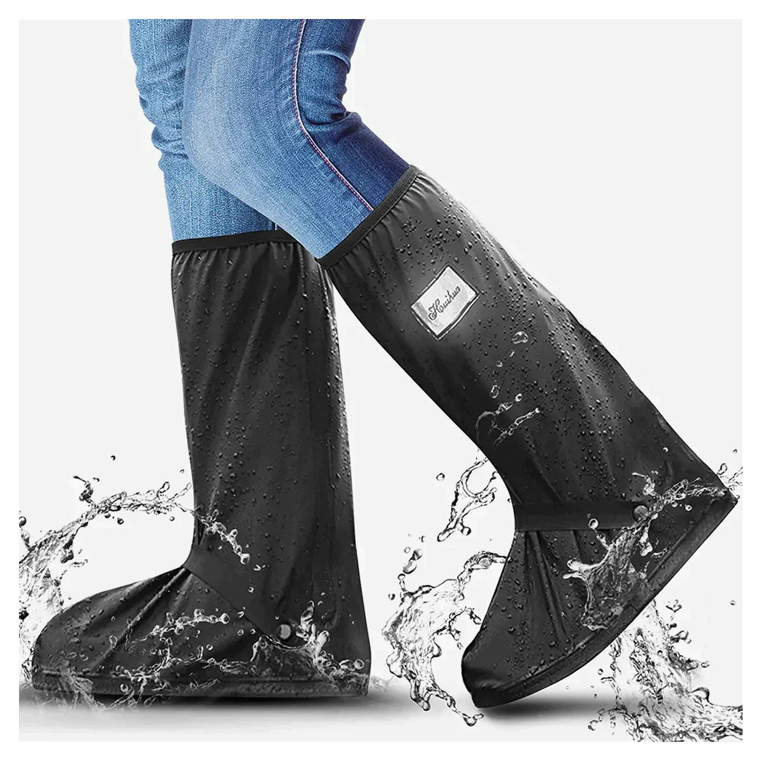 Galoschen Schuhüberzüge - Wasserdicht - Schwarz - Stiefelüberzüge - Regenschutz für Schuhe Drune
