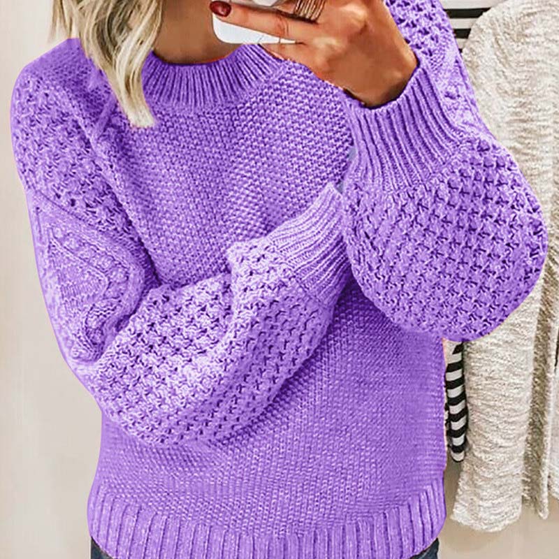 Drune | Pullover Weites Modell Grob Gestrickt Pullover Damenstrickzeug
