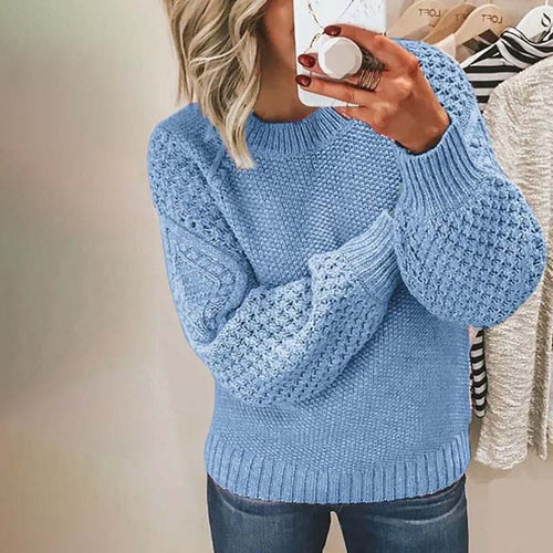 Drune | Pullover Weites Modell Grob Gestrickt Pullover Damenstrickzeug