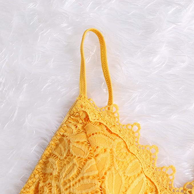 Drune | Verführerisches Spitzen Bralette Crop Top