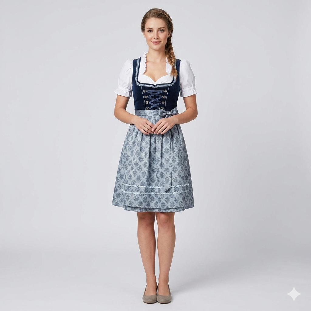 Drune | Traditionelles Kostüm für Frauen mit Schürze
