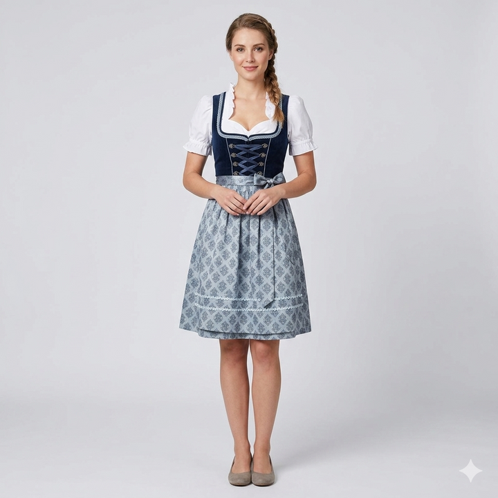 Drune | Traditionelles Kostüm für Frauen mit Schürze