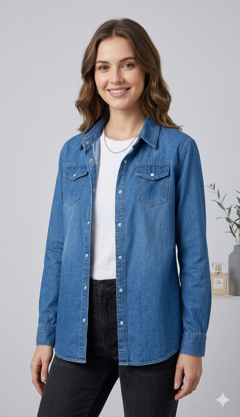 Drune | Lang Denim Jack