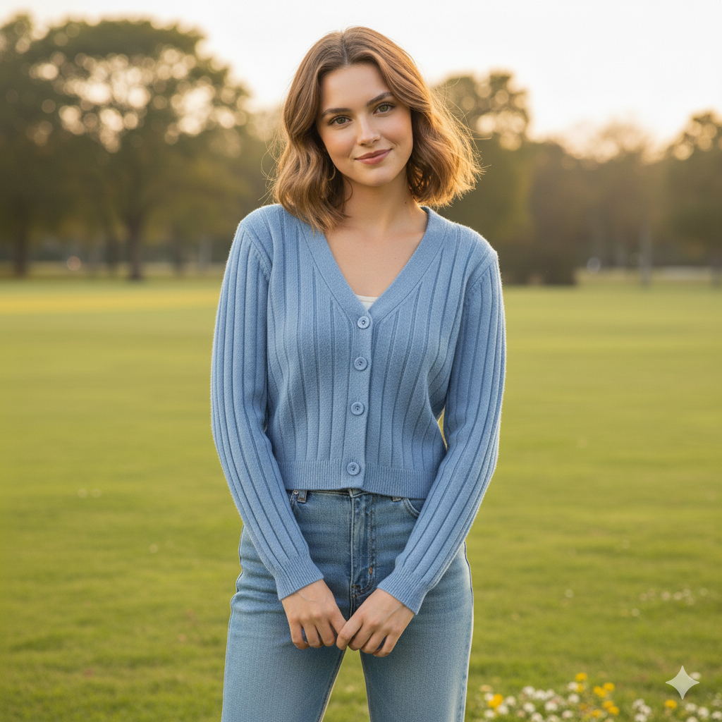 Drune | Schnürgestrickter Pullover mit V-Ausschnitt für Damen