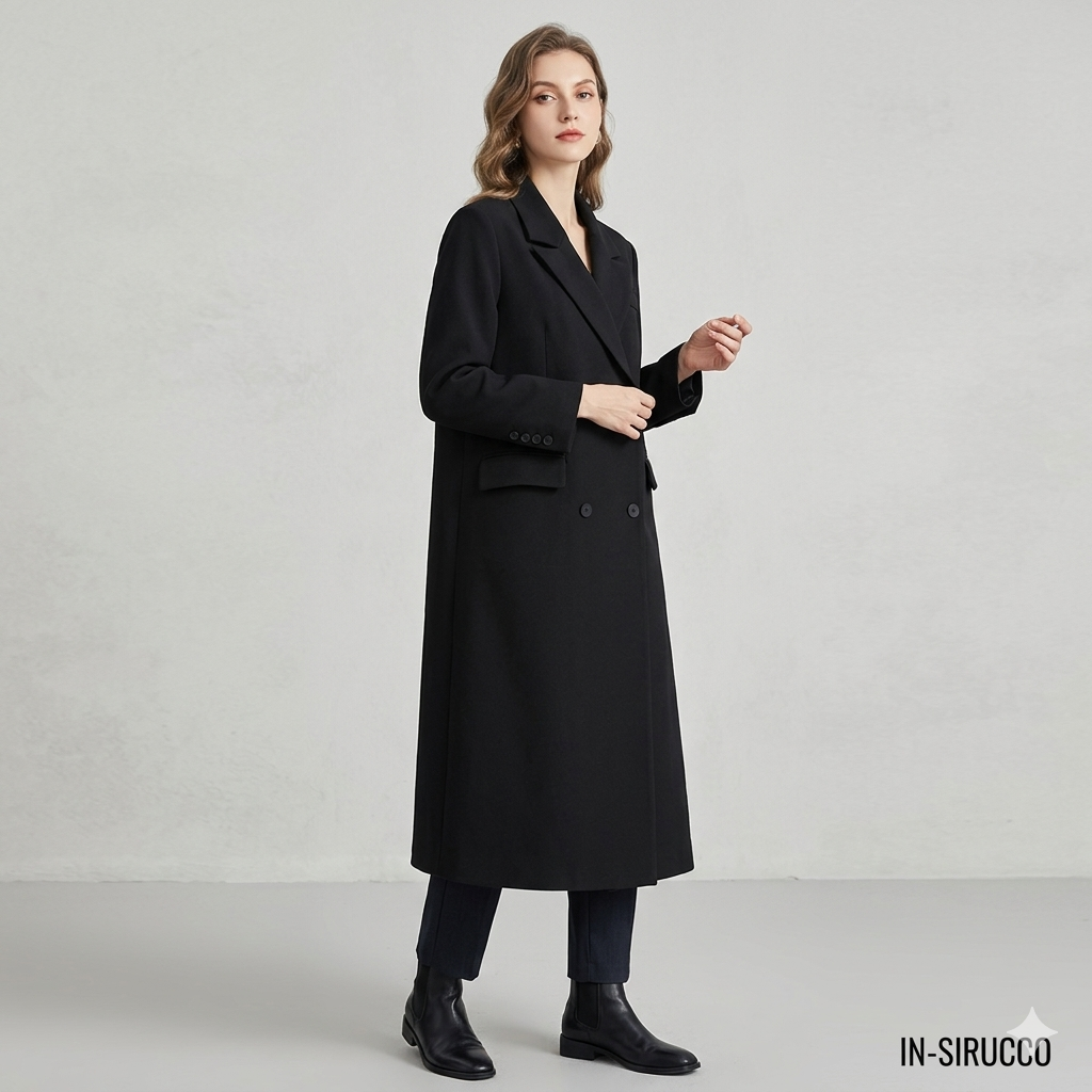 Drune | Langer Trenchcoat Mantel