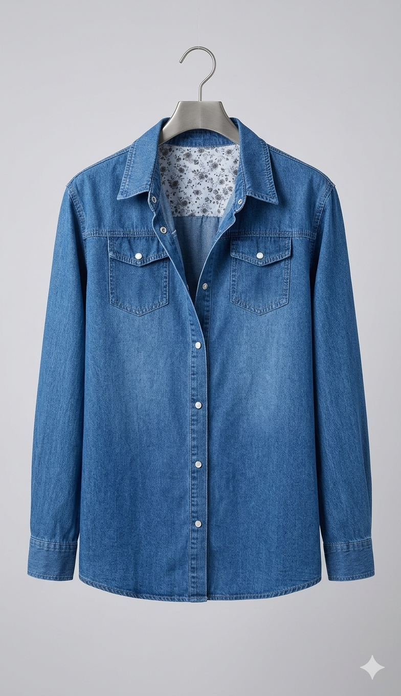 Drune | Lang Denim Jack