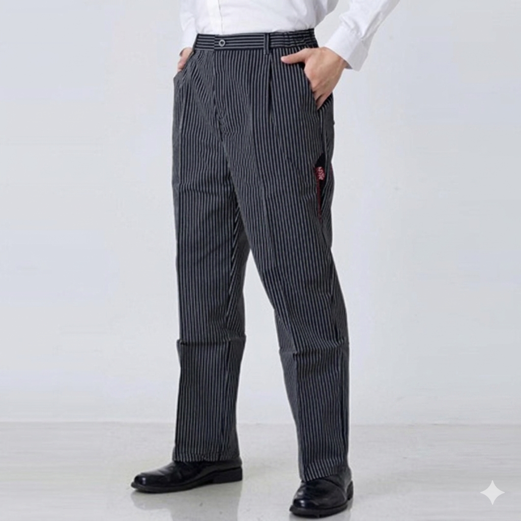Herren Vintage-inspirierte Stoffhose Drune