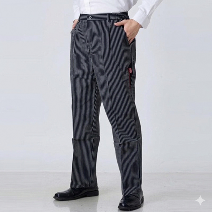 Herren Vintage-inspirierte Stoffhose Drune