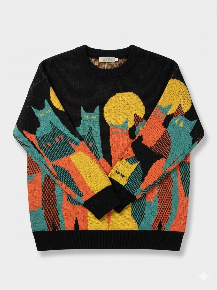 Drune |  Unisex-Katzenpullover