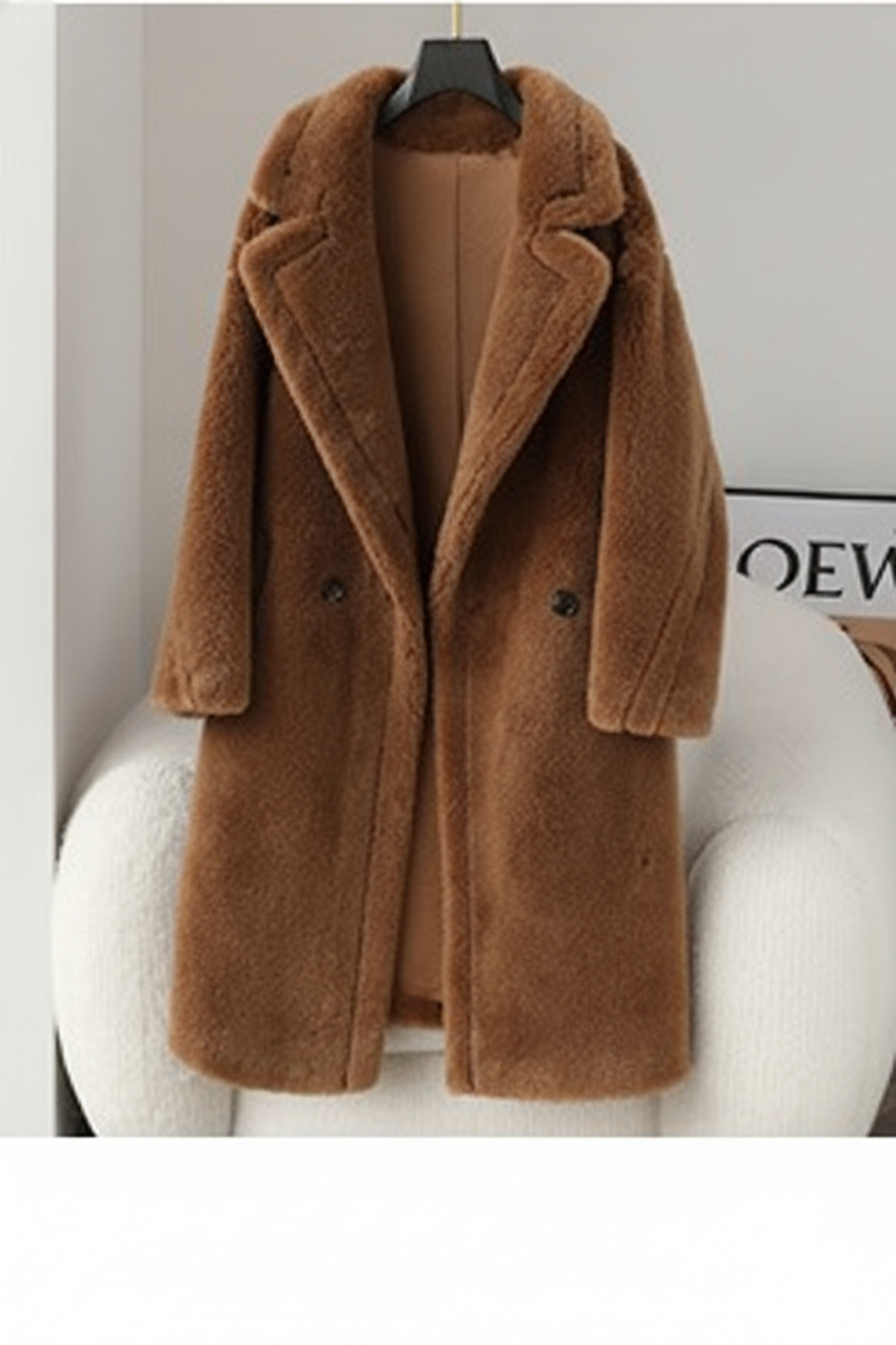 Drune | Herbst/Winter-Mantel aus Kunstpelz