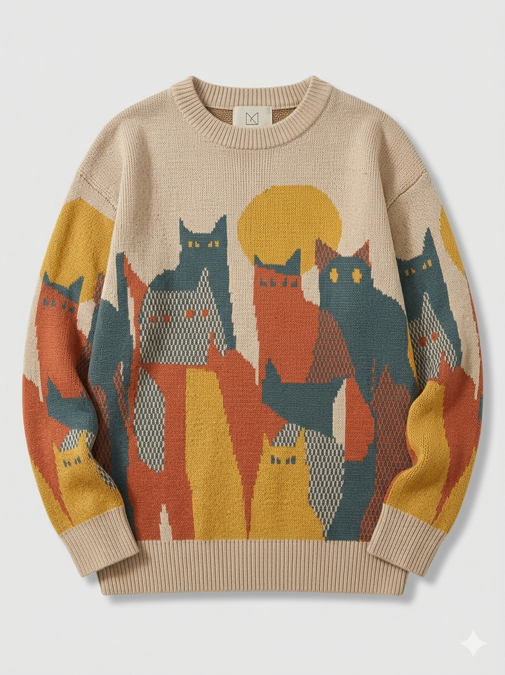 Drune |  Unisex-Katzenpullover