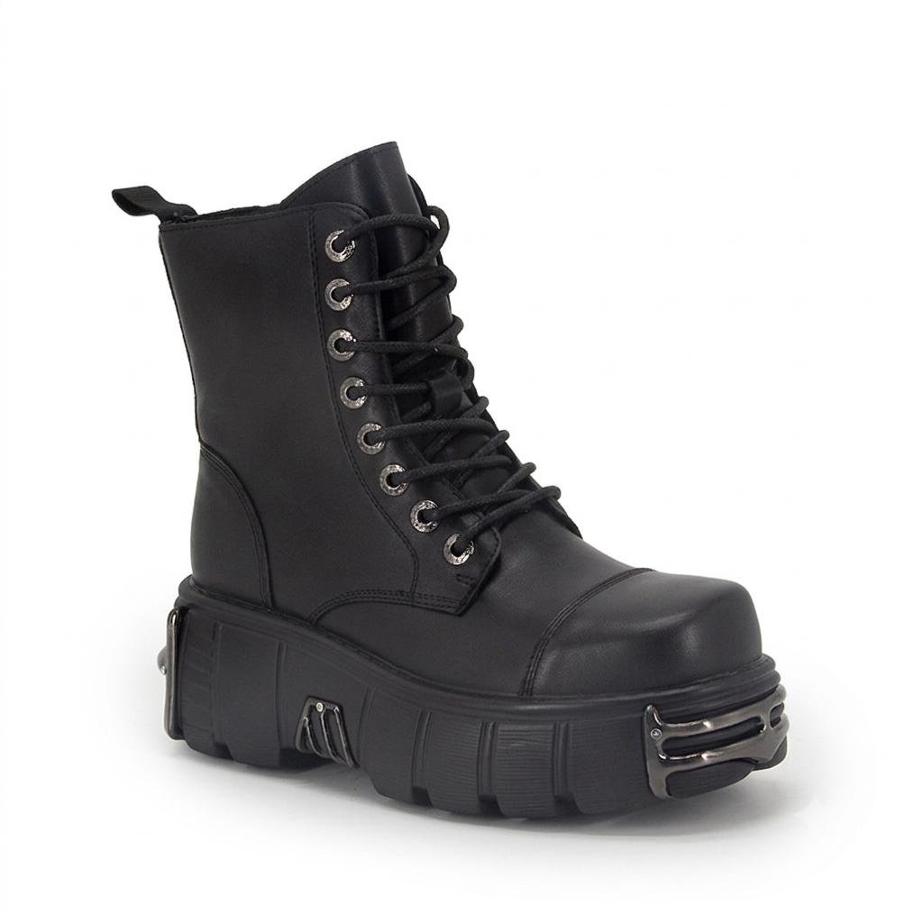 Drune | Damen Stiefeletten Damen Motorradstiefel