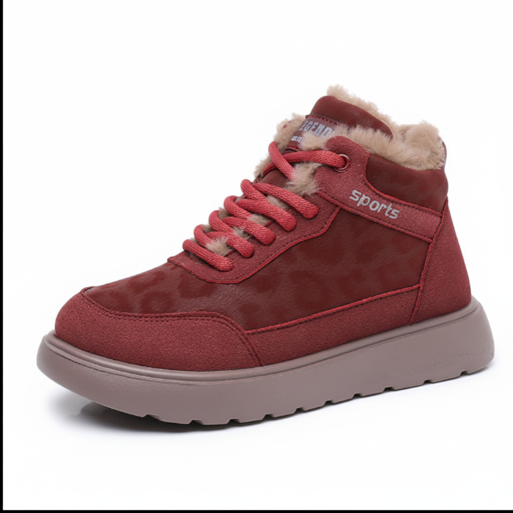 Damen Winterliche Sneakers mit isolierendem Innenfutter und rutschfester Sohle Drune