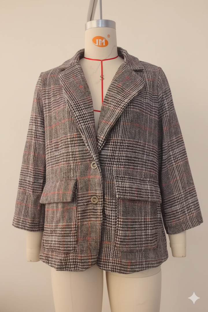 Drune | Zeitlos Karierter Blazer