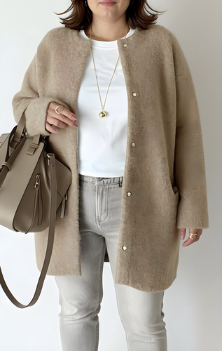 Damen Strick-Cardigan Elegant & Lockerer Schnitt - Große Größen