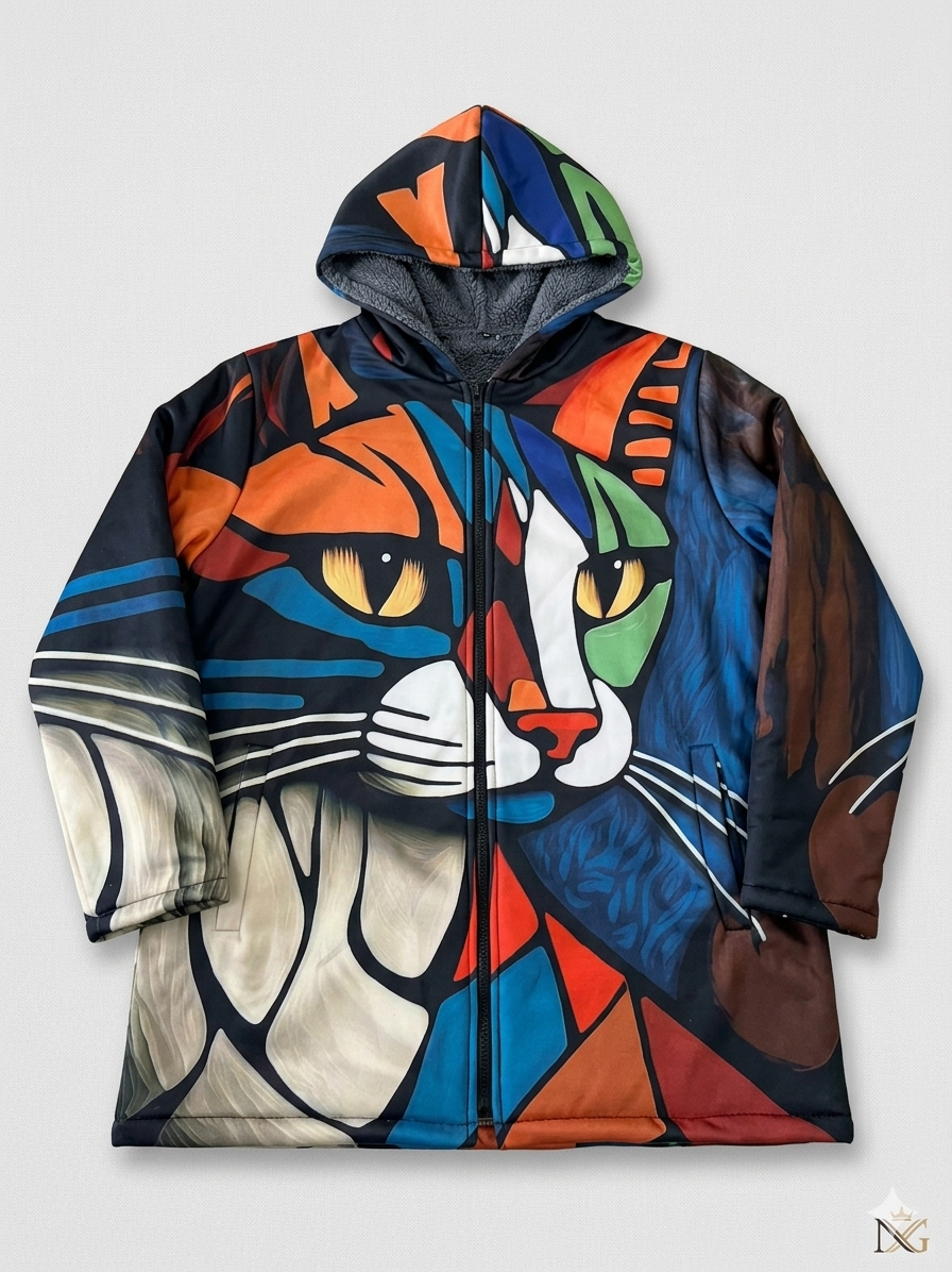 Drune | Jacke mit künstlerischem Muster