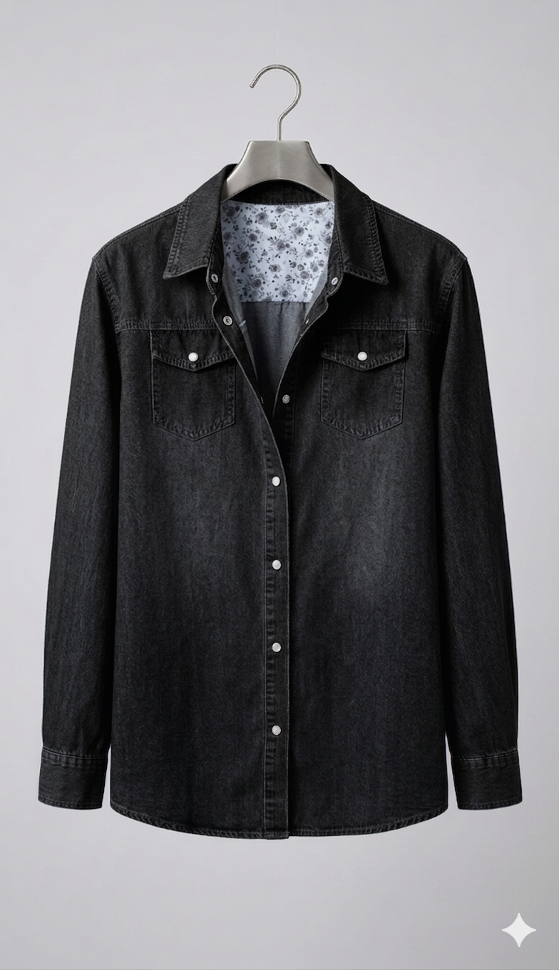 Drune | Lang Denim Jack