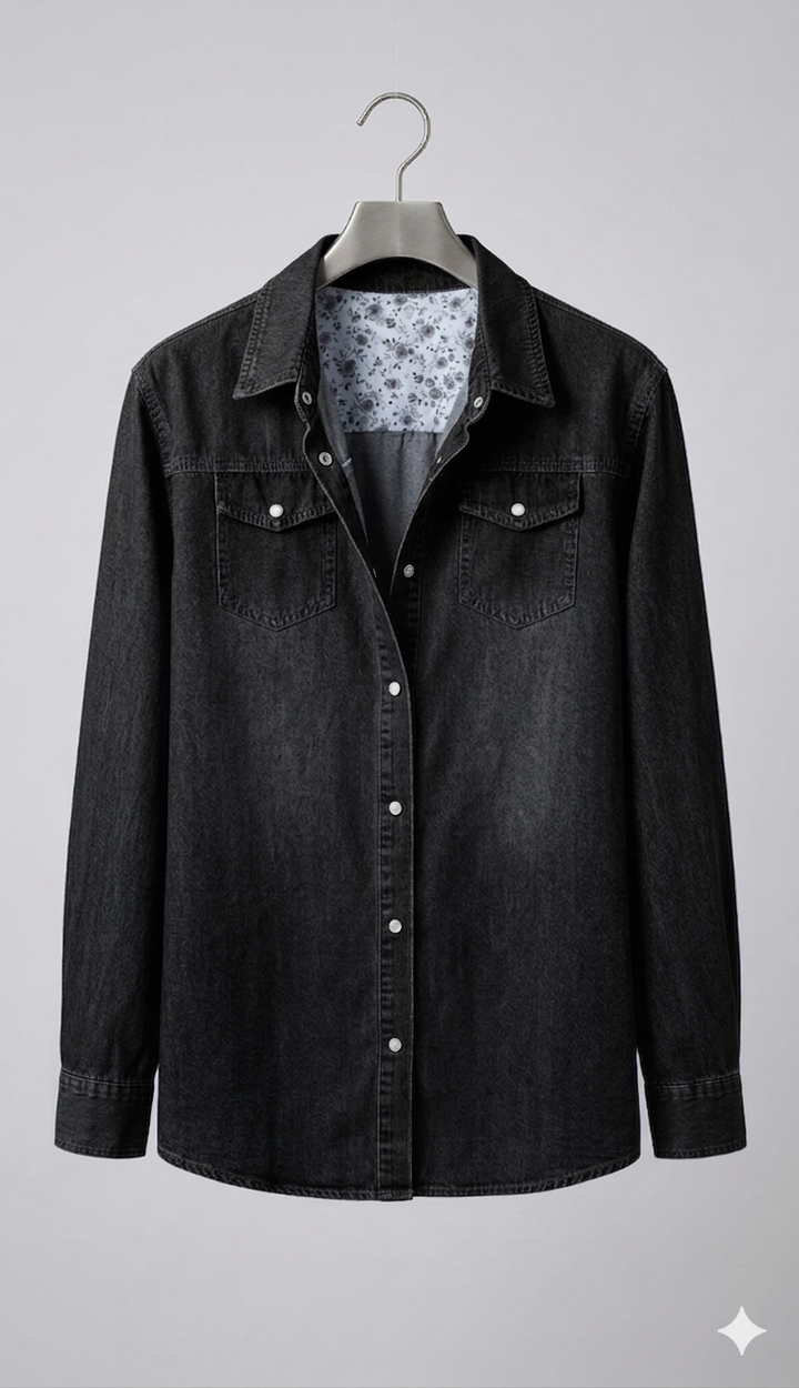 Drune | Lang Denim Jack
