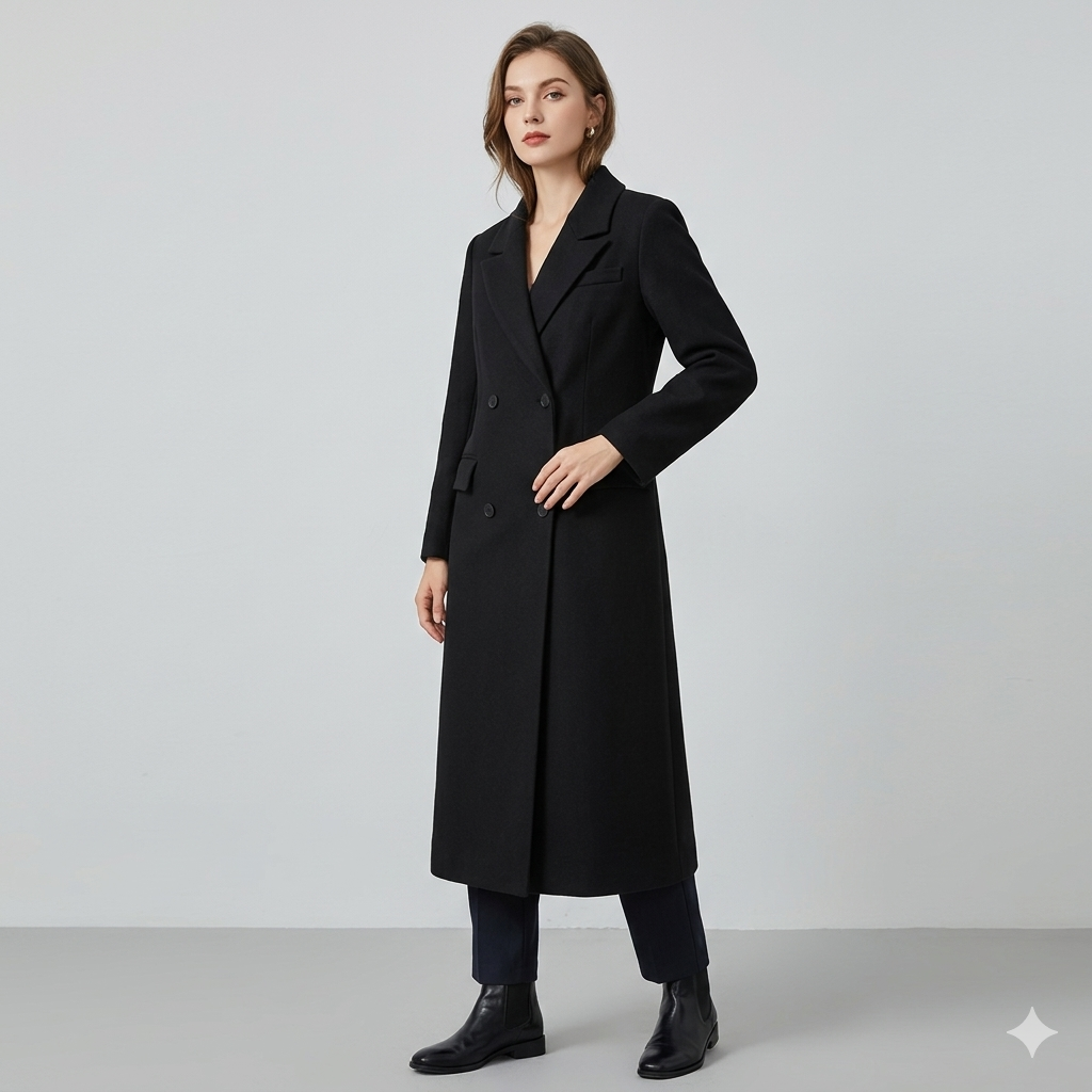Drune | Langer Trenchcoat Mantel