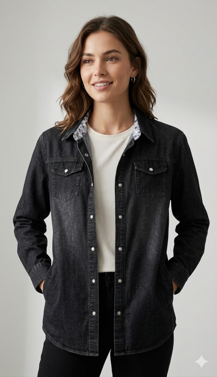 Drune | Lang Denim Jack