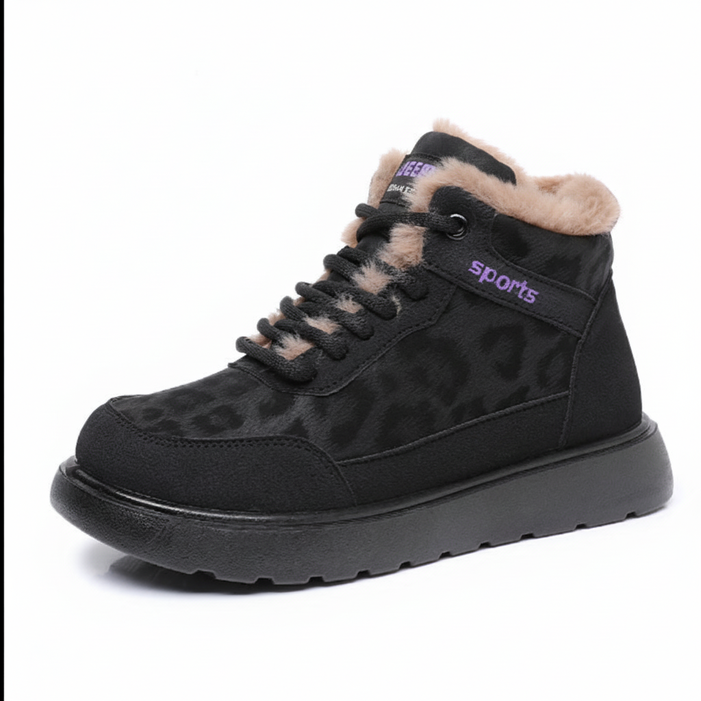 Damen Winterliche Sneakers mit isolierendem Innenfutter und rutschfester Sohle Drune