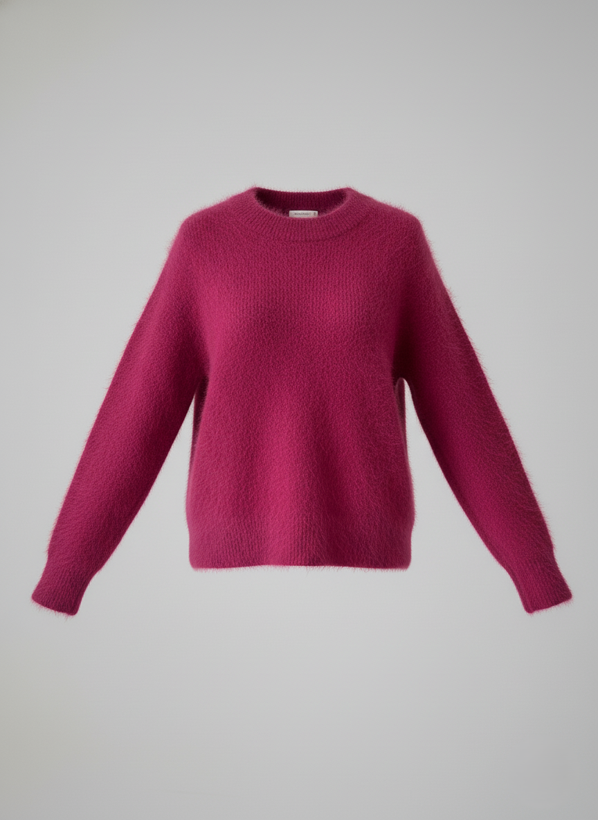 Drune | Pullover Sweatshirt - Oversized Schnitt - Flauschige Textur - Lange Ärmel - Rundhalsausschnitt