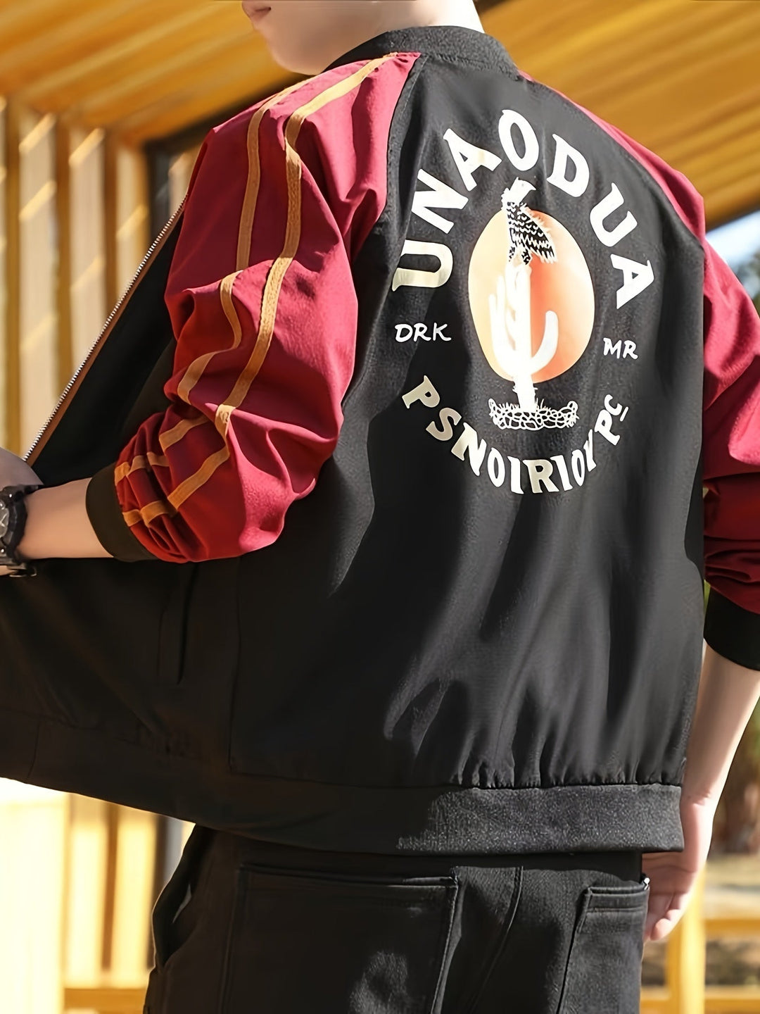 Drune | Stilvolle Farbblockjacke Mit Sportlichem Look