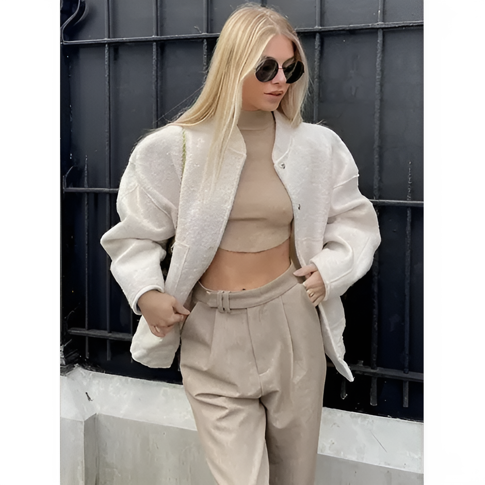 Drune | Übergroße Damen Winter Aviator Jacke