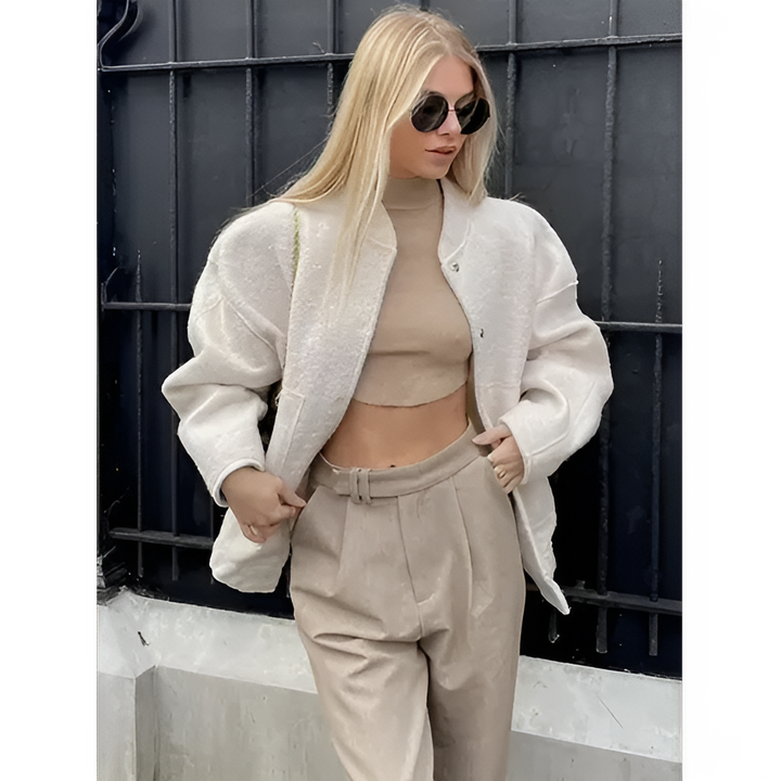 Drune | Übergroße Damen Winter Aviator Jacke