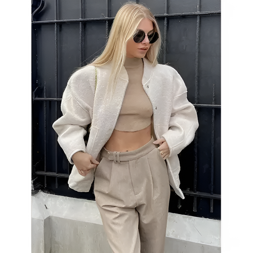 Drune | Übergroße Damen Winter Aviator Jacke