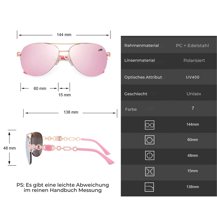 Drune | Polarisierte Brille für Damen