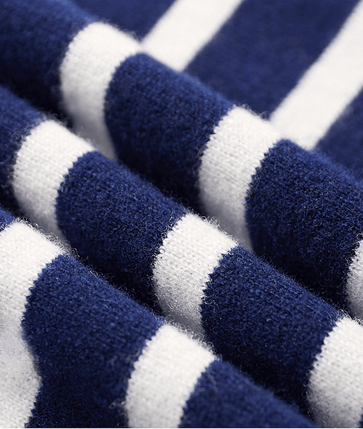 Drune | Gestreifter Pullover mit Rundhalsausschnitt