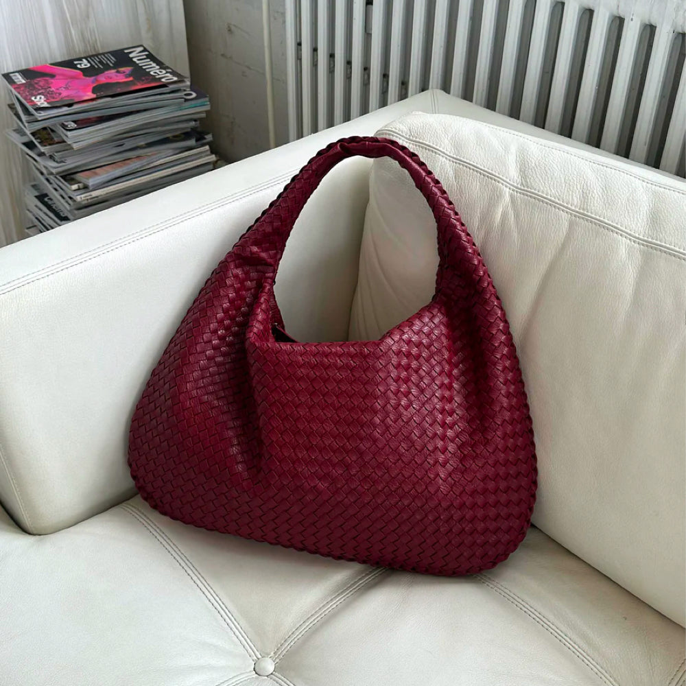 Drune | Reißverschluss Große Gewebte Tasche Umhängetasche