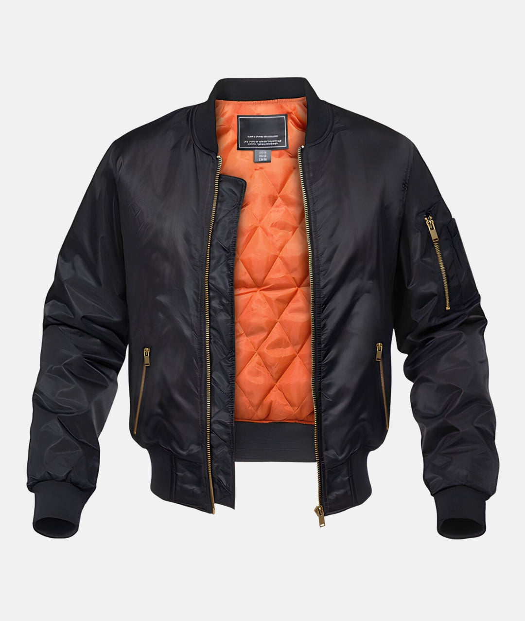 Drune | Bomberjacke Herren mit Rippkragen - Lässige Bomberjacken Herren