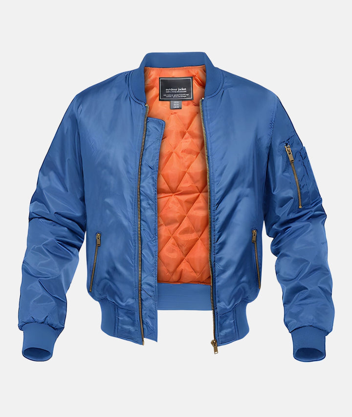 Drune | Bomberjacke Herren mit Rippkragen - Lässige Bomberjacken Herren