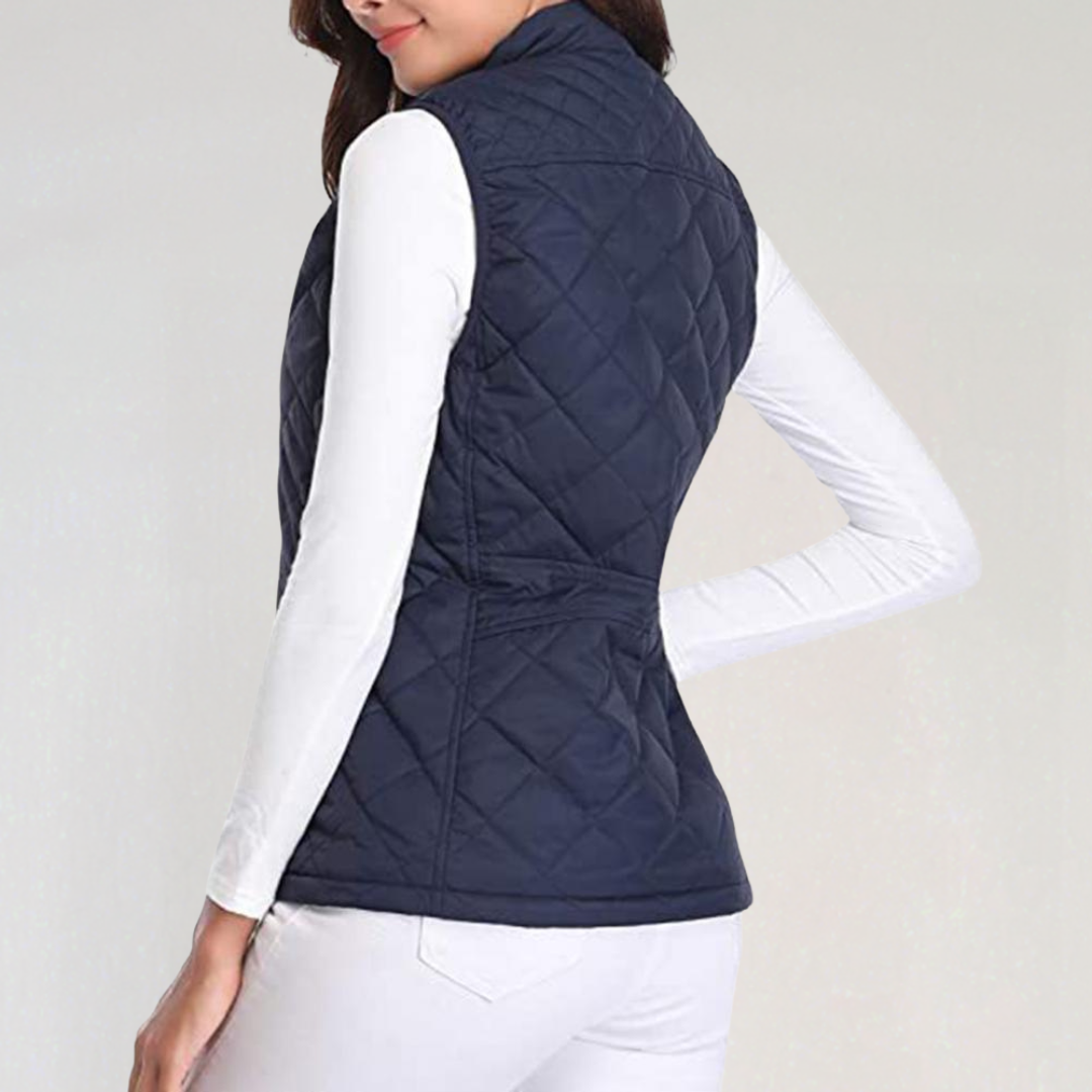 Drune | Damen Wattierte Bodywarmer mit Reißverschluss und Leichtem Design