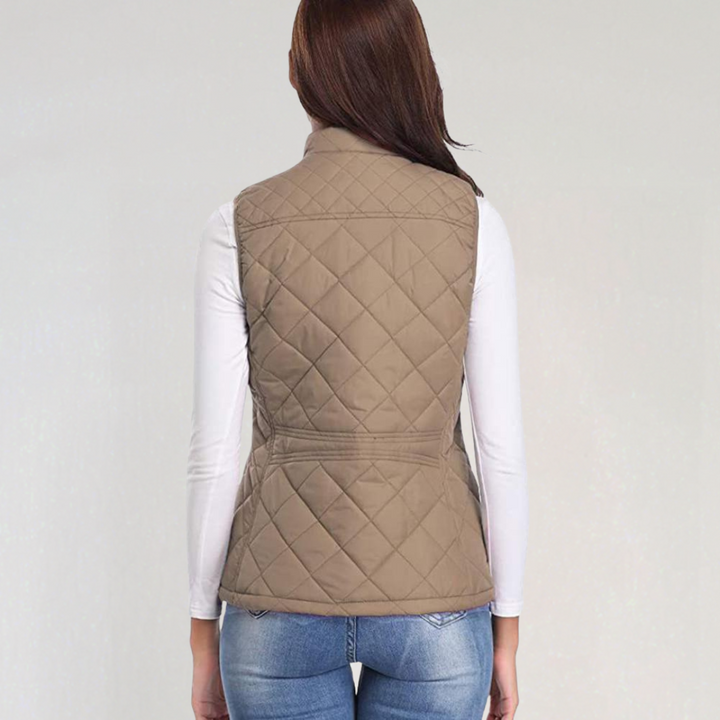 Drune | Damen Wattierte Bodywarmer mit Reißverschluss und Leichtem Design
