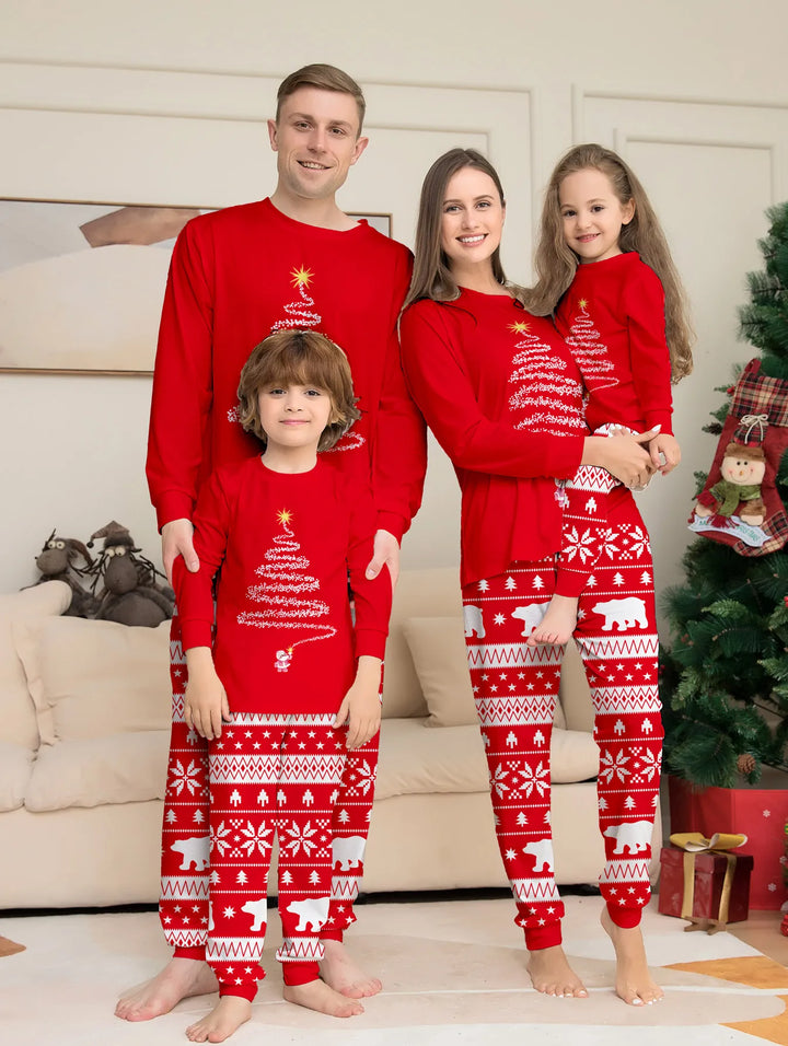 Drune | Weihnachts-Pyjama-Set - Weiche, Warme & Gemütliche Passende Outfits für die Feiertage