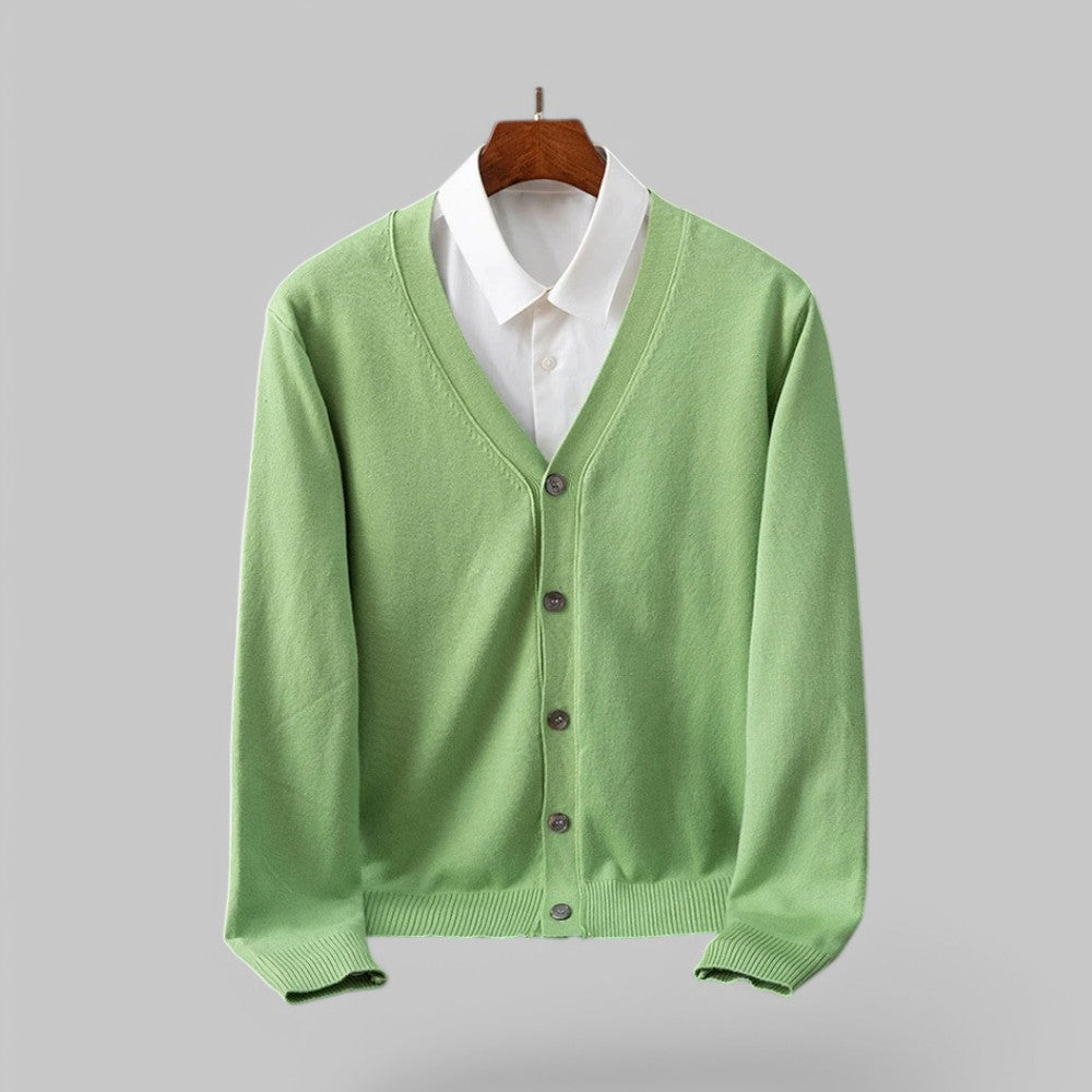 Drune | Eleganter V-Ausschnitt Cardigan für Herren
