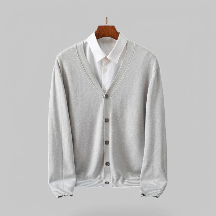 Drune | Eleganter V-Ausschnitt Cardigan für Männer
