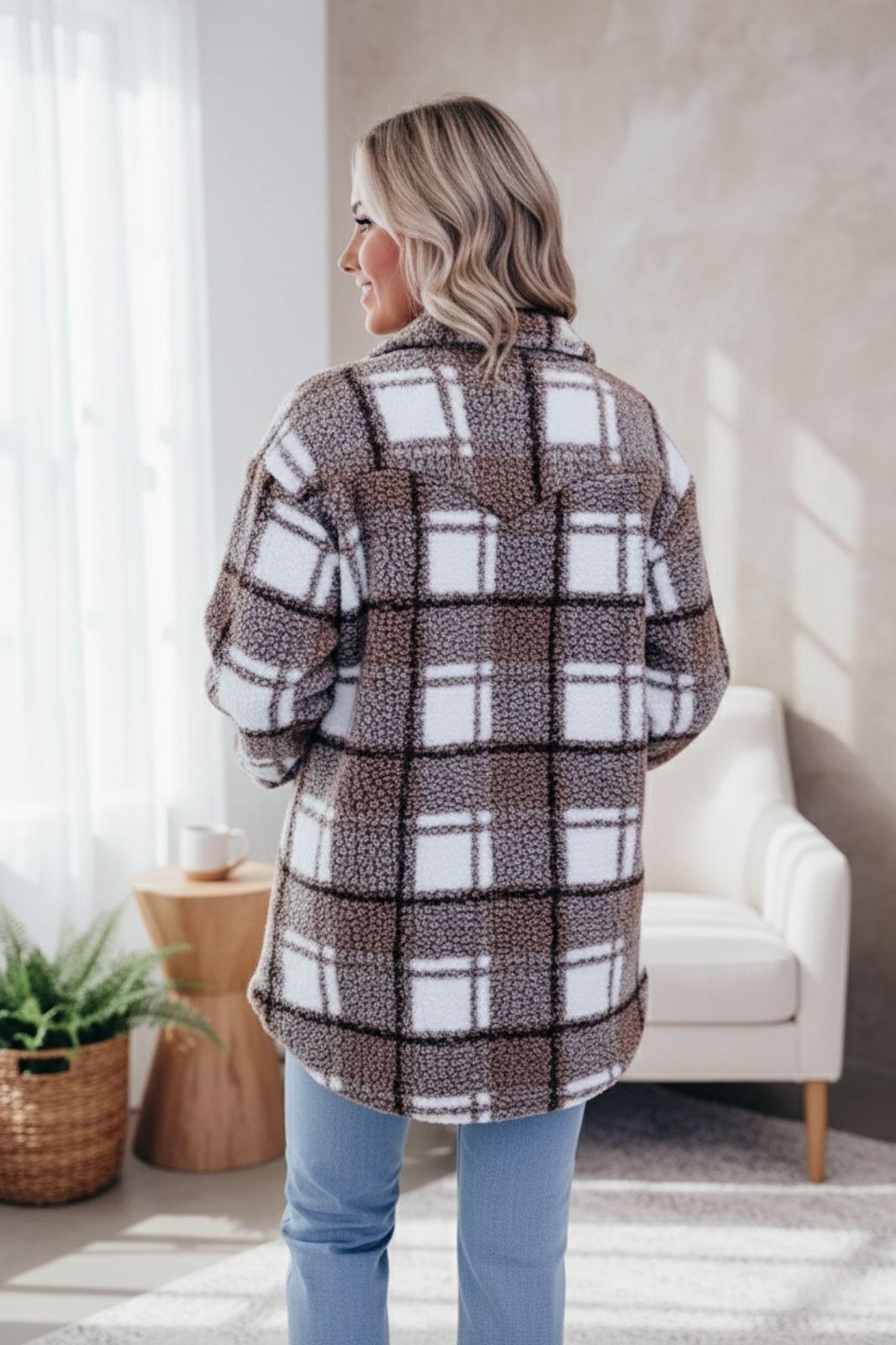Drune | Eleganter, warmer und bequemer Damen-Pullovermantel aus Fleece