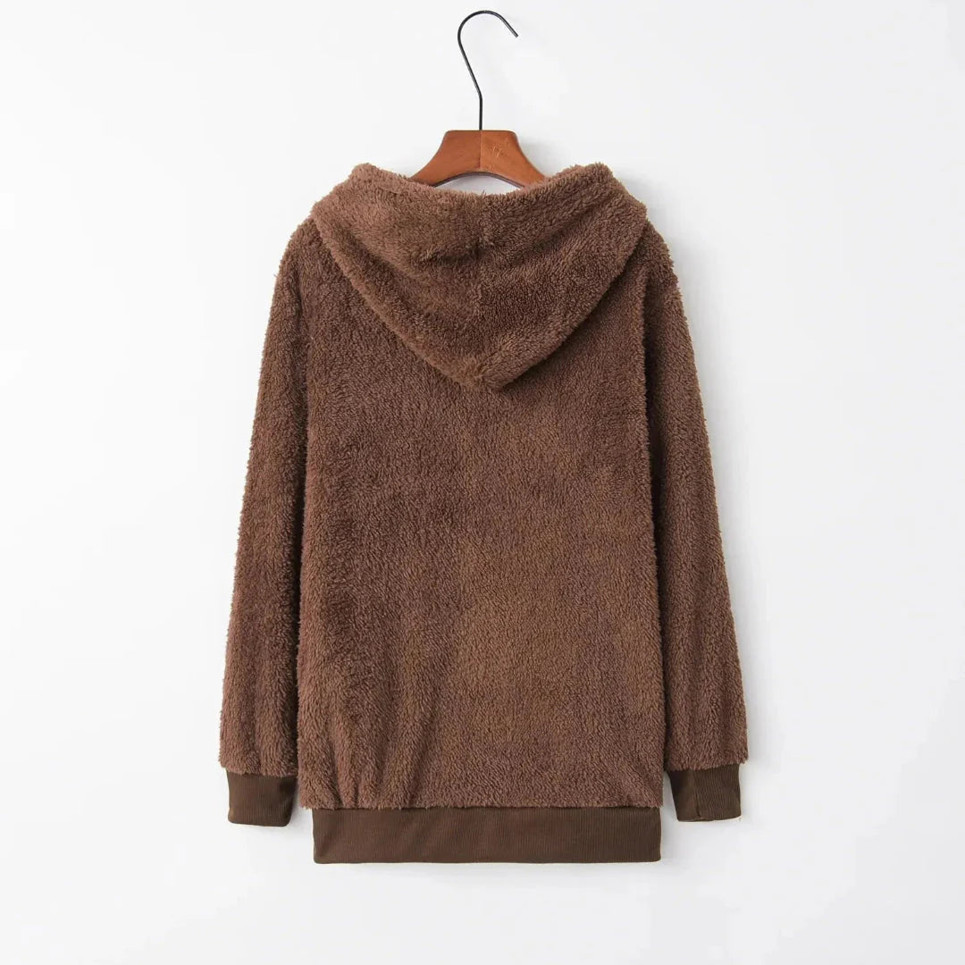 Drune | Übergroßer Sherpa-Fleece-Hoodie