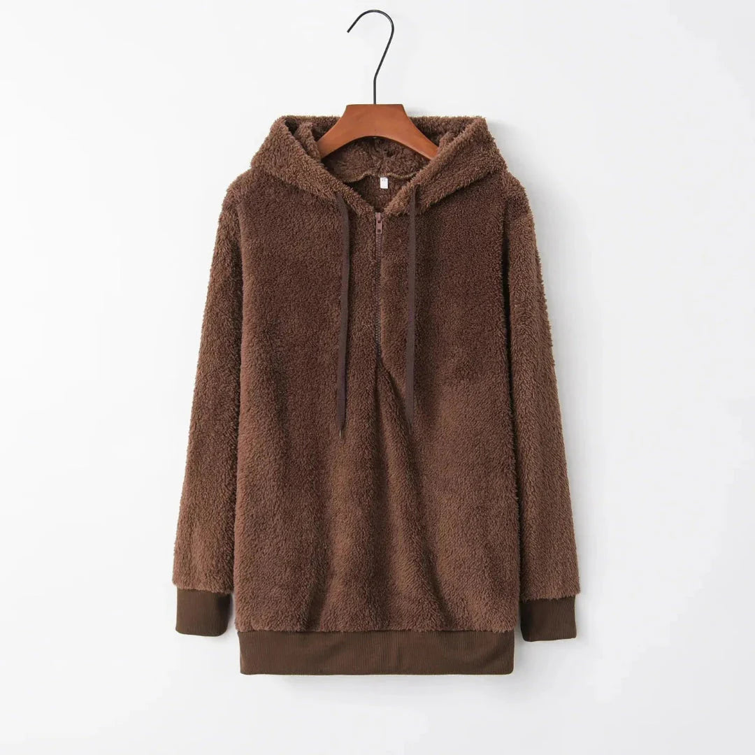 Drune | Übergroßer Sherpa-Fleece-Hoodie