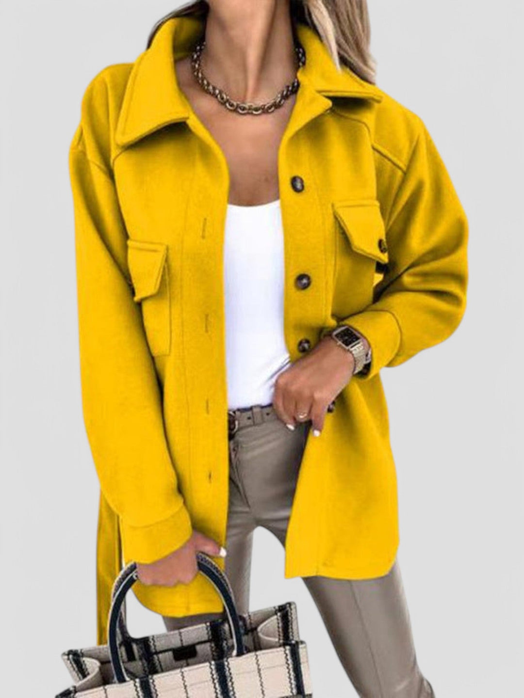Drune | Modische Oversize-Hemdjacke Komfort und Stil Perfekt für die Übergangszeit