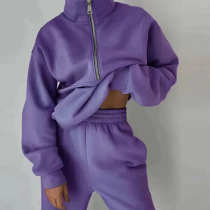Drune | Sportbekleidungset mit Reißverschluss Modernen Komfort Lässiger trendiger Look