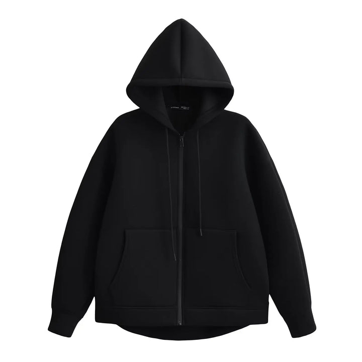 Drune | Graue Jacke Damen mit Kapuze
