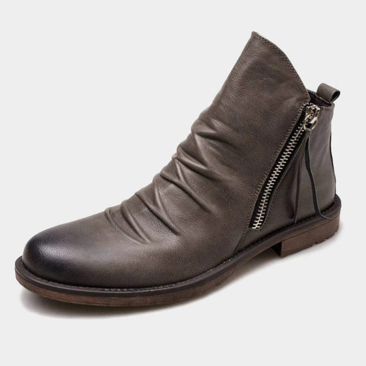 Drune - Lässige Herbst Stilvolle Stiefel mit Reißverschluss für Männer